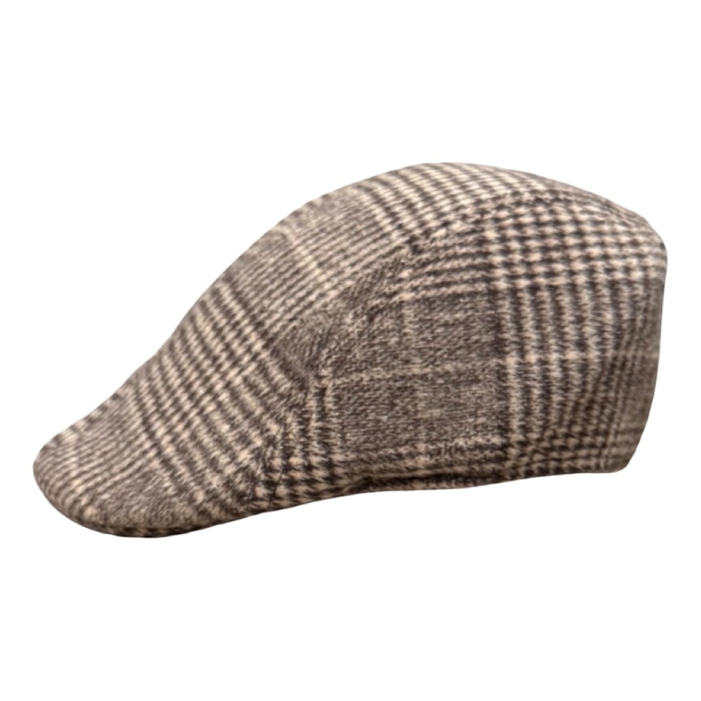 Plaid Ivy Cap – Vintage-Inspired Taxi Driver Style Cotton Blend Hat